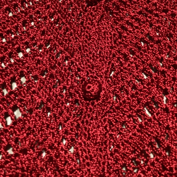 Red Crochet Top - Picture 3 of 3
